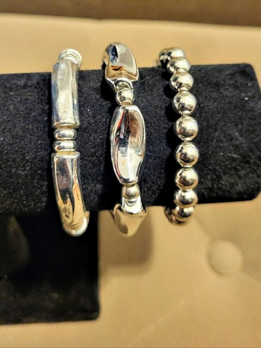 Silver-Tone Bracelet Set